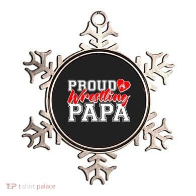 Cute Proud Wrestling Papa Ornament
