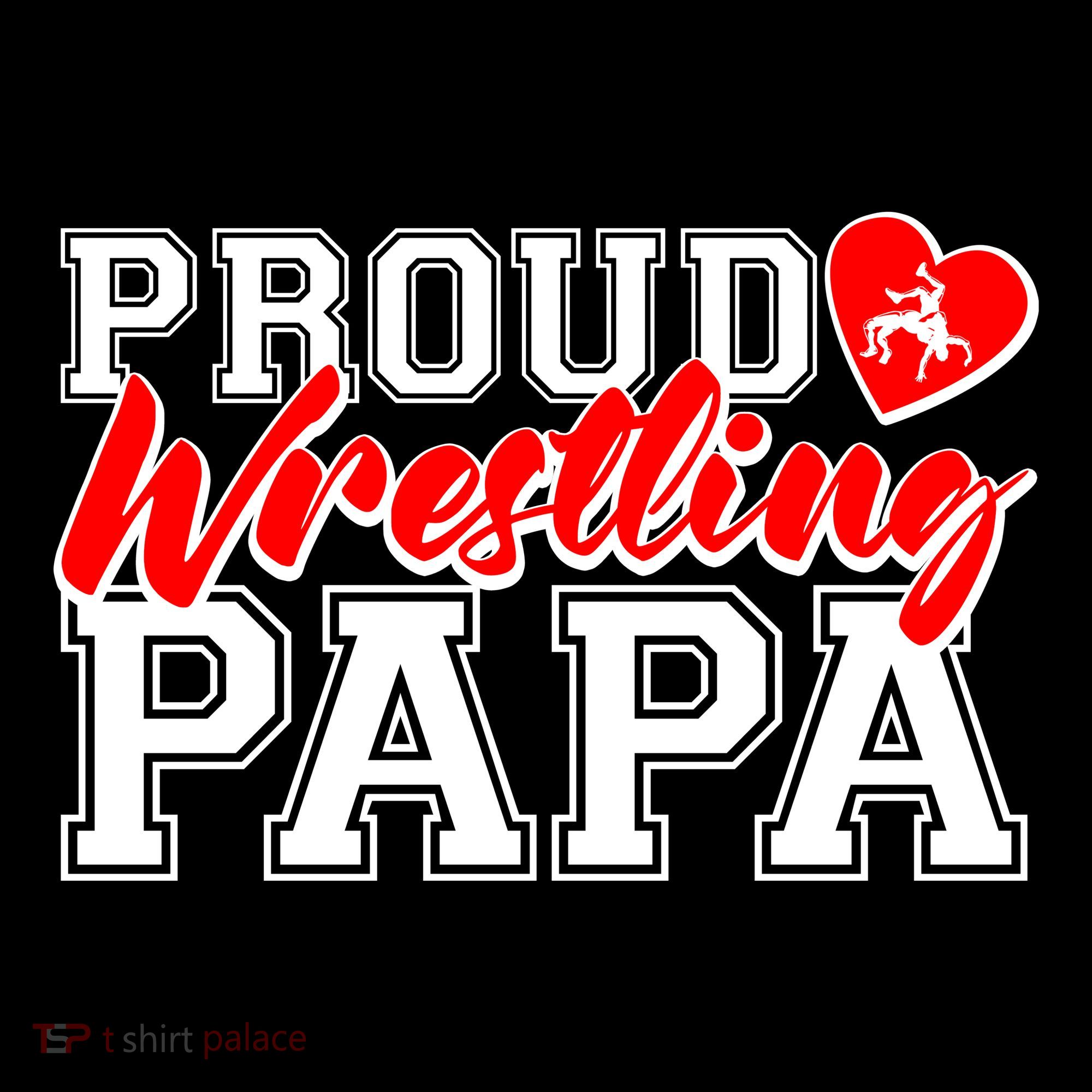 Cute Proud Wrestling Papa Ornament