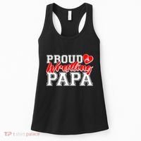 Cute Proud Wrestling Papa Women's Tank Top thumb 0