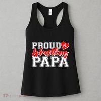 Cute Proud Wrestling Papa Women's Tank Top thumb 3