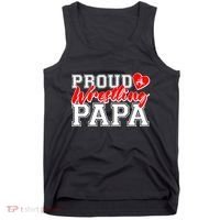 Cute Proud Wrestling Papa Tank Top thumb 0