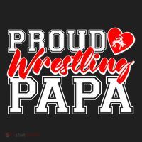 Cute Proud Wrestling Papa Golf Towel thumb 3