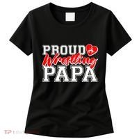 Cute Proud Wrestling Papa Women's T-Shirt thumb 0