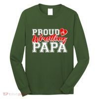 Cute Proud Wrestling Papa Long Sleeve Shirt thumb 0