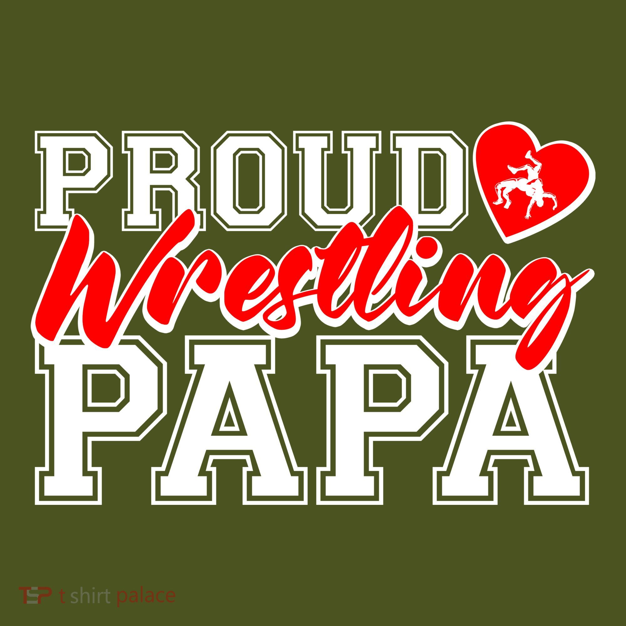 Cute Proud Wrestling Papa Long Sleeve Shirt