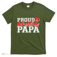 Cute Proud Wrestling Papa T-Shirt thumb 0