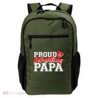 Cute Proud Wrestling Papa Backpack thumb 0