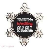 Cute Proud Wrestling Nana MotherS Day Christmas Ornament thumb 0