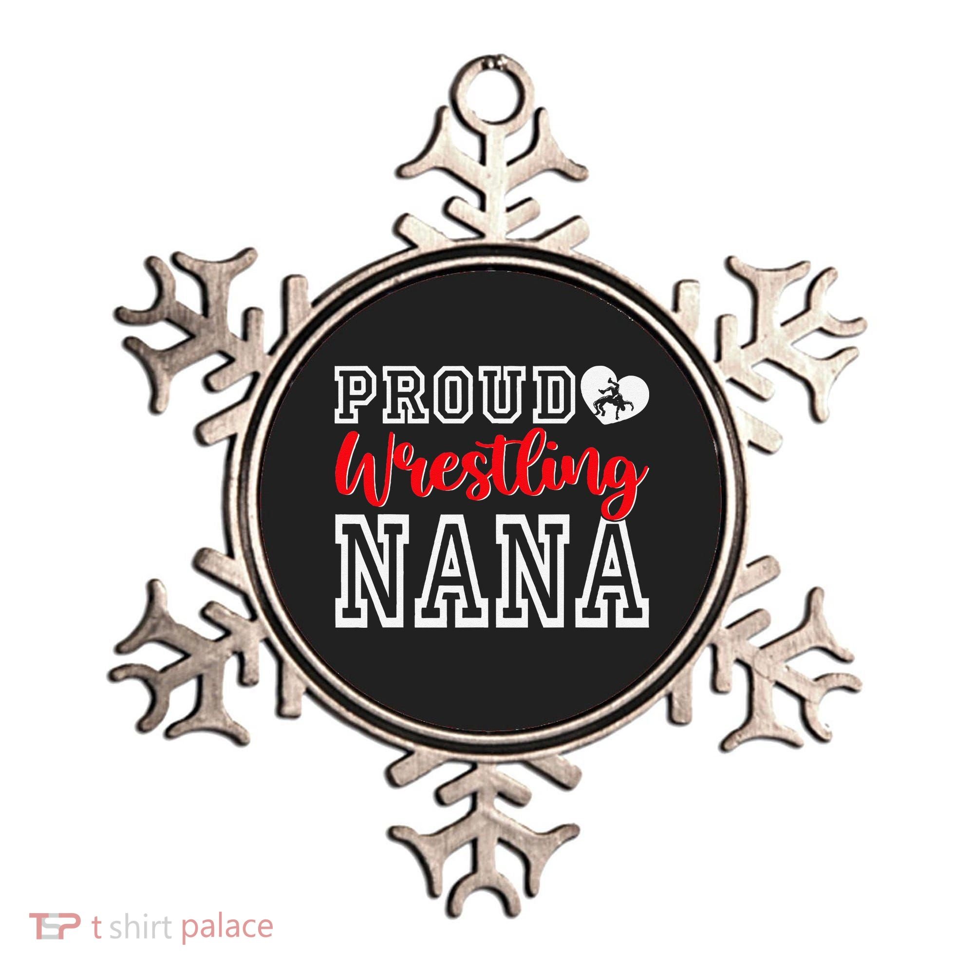Cute Proud Wrestling Nana MotherS Day Christmas Ornament