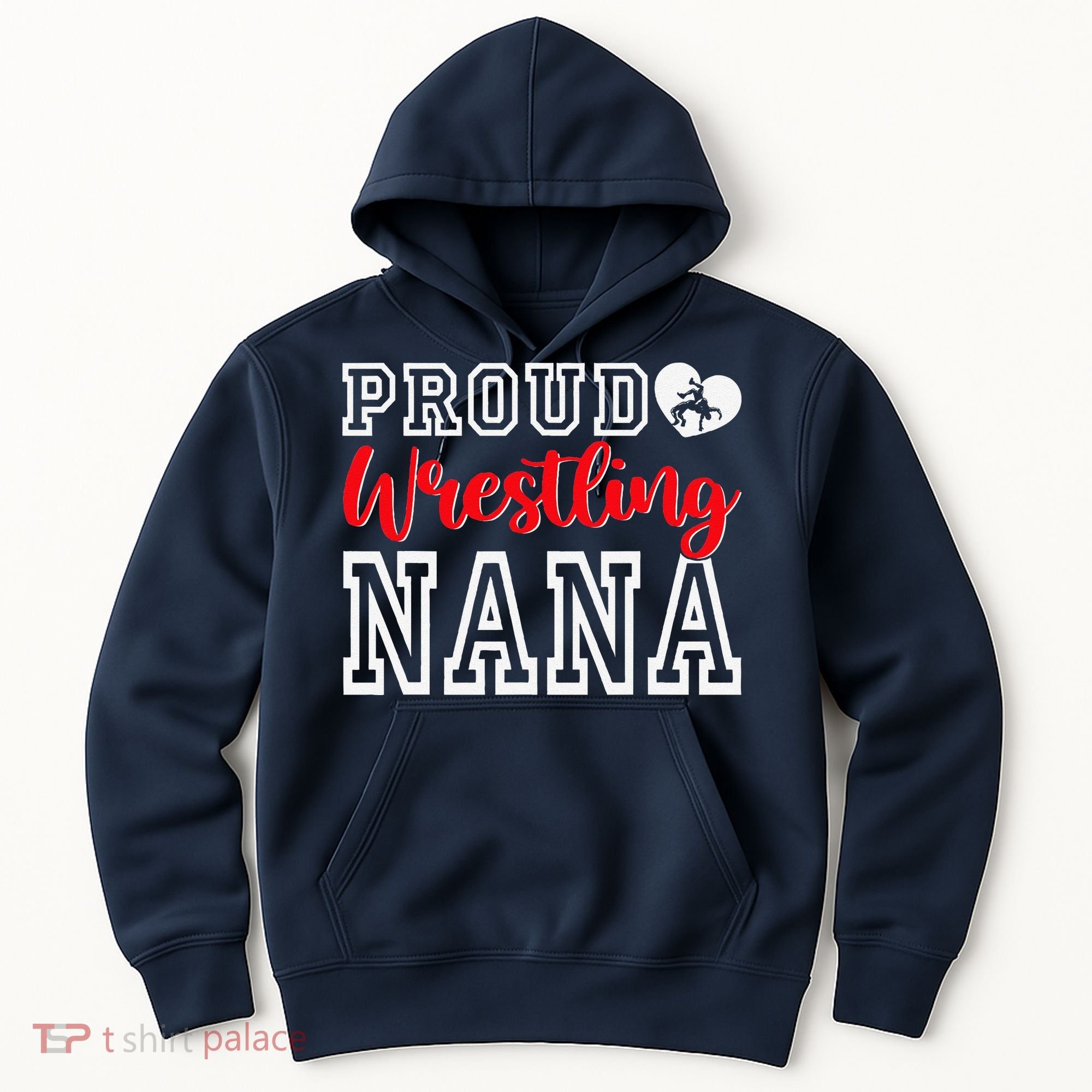 Cute Proud Wrestling Nana MotherS Day Christmas Hoodie
