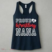 Cute Proud Wrestling Nana MotherS Day Christmas Women's Tank Top thumb 3