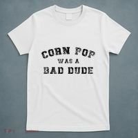 Corn Pop Was A Bad Dude Athletic Cornpop Meme T-Shirt thumb 5