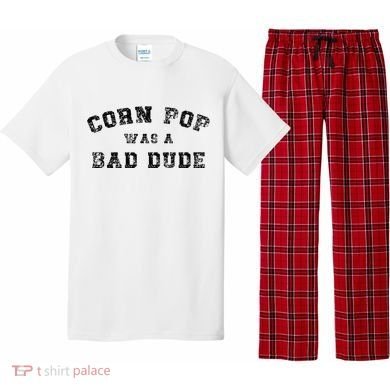 Corn Pop Was A Bad Dude Athletic Cornpop Meme Pajama Set