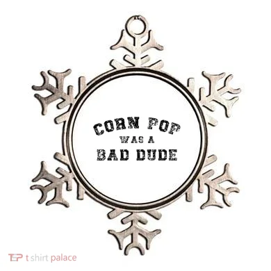 Corn Pop Was A Bad Dude Athletic Cornpop Meme Ornament