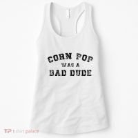 Corn Pop Was A Bad Dude Athletic Cornpop Meme Women's Tank Top thumb 0
