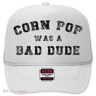 Corn Pop Was A Bad Dude Athletic Cornpop Meme Hat