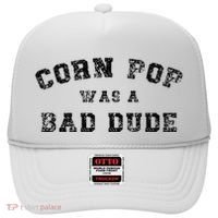 Corn Pop Was A Bad Dude Athletic Cornpop Meme Hat thumb 0