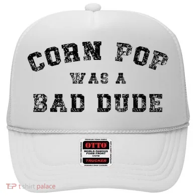 Corn Pop Was A Bad Dude Athletic Cornpop Meme Hat