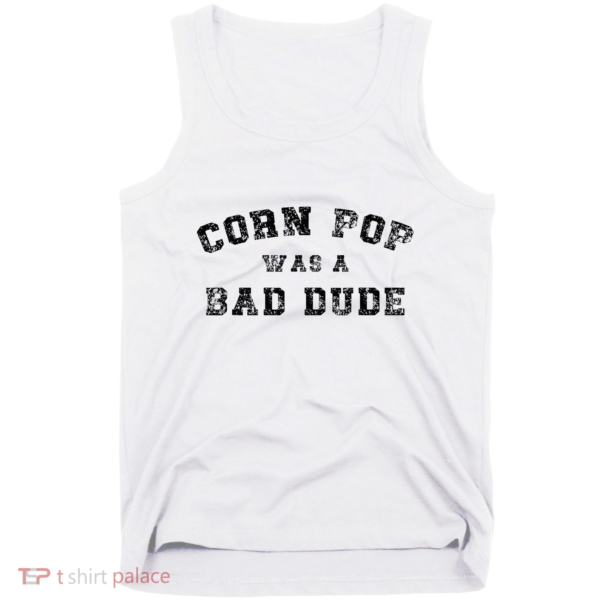 Corn Pop Was A Bad Dude Athletic Cornpop Meme Tank Top