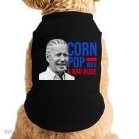 Corn Pop Was A Bad Dude Funny Joe Biden Doggie Tank thumb 0