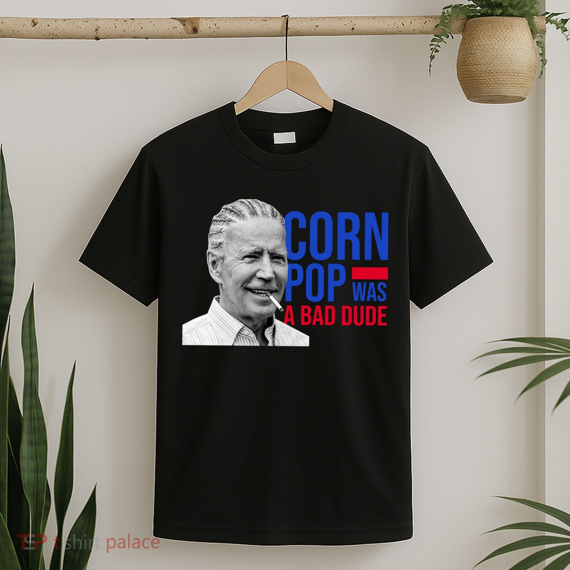 Corn Pop Was A Bad Dude Funny Joe Biden T-Shirt