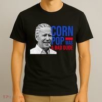 Corn Pop Was A Bad Dude Funny Joe Biden T-Shirt thumb 3