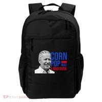 Corn Pop Was A Bad Dude Funny Joe Biden Backpack thumb 0