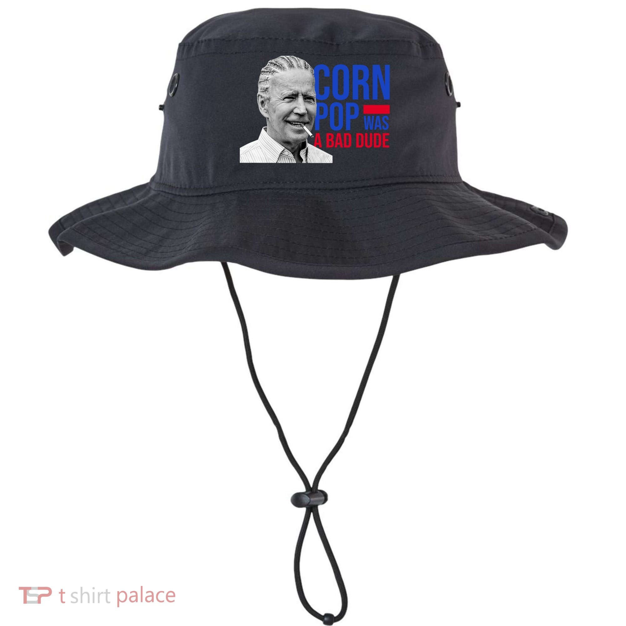 Corn Pop Was A Bad Dude Funny Joe Biden Bucket Hat