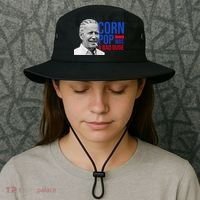 Corn Pop Was A Bad Dude Funny Joe Biden Bucket Hat thumb 3