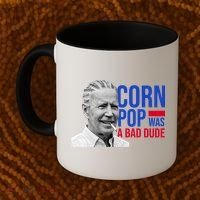 Corn Pop Was A Bad Dude Funny Joe Biden Coffee Mug thumb 2