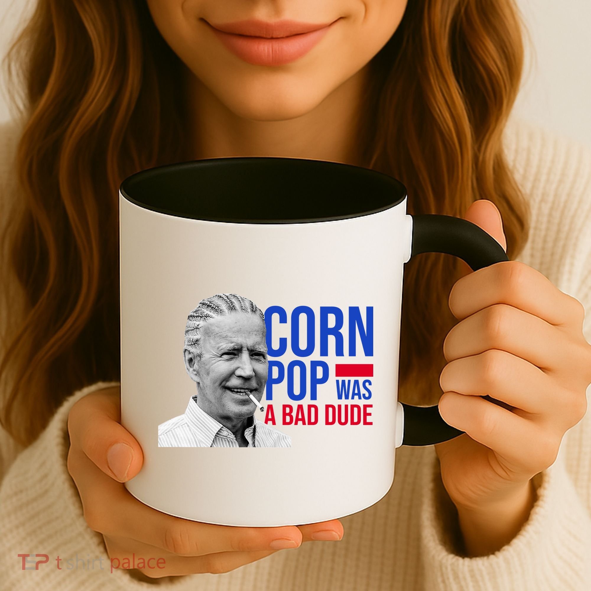 Corn Pop Was A Bad Dude Funny Joe Biden Coffee Mug