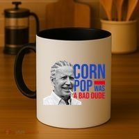 Corn Pop Was A Bad Dude Funny Joe Biden Coffee Mug thumb 4