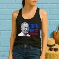 Corn Pop Was A Bad Dude Funny Joe Biden Women's Tank Top thumb 2