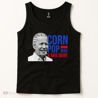 Corn Pop Was A Bad Dude Funny Joe Biden Tank Top thumb 2