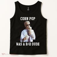 Corn Pop Was A Bad Dude Joe Biden Funny Political Meme Tank Top thumb 2