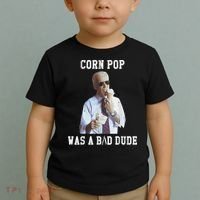 Corn Pop Was A Bad Dude Joe Biden Funny Political Meme Toddler T-Shirt thumb 2