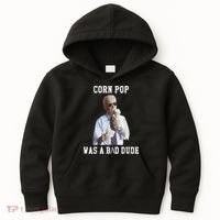 Corn Pop Was A Bad Dude Joe Biden Funny Political Meme Kids Hoodie thumb 0