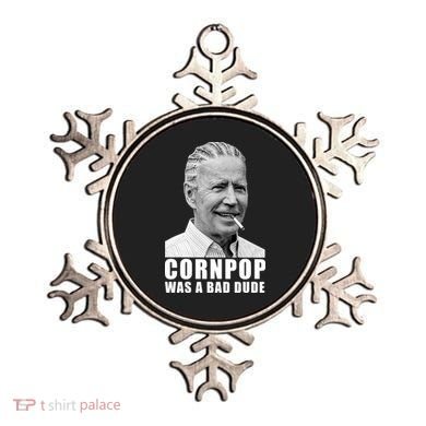 Corn Pop Was A Bade Due Funny Joe Biden Vintage Ornament