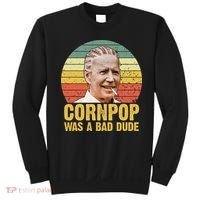 Corn Pop Was A Bad Dude Biden Funny Sweatshirt thumb 0
