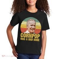 Corn Pop Was A Bad Dude Biden Funny Kids T-Shirt thumb 2
