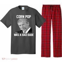 Corn Pop Was A Bad Dude Joe Biden Parody Pajama Set thumb 0