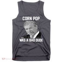 Corn Pop Was A Bad Dude Joe Biden Parody Tank Top thumb 0