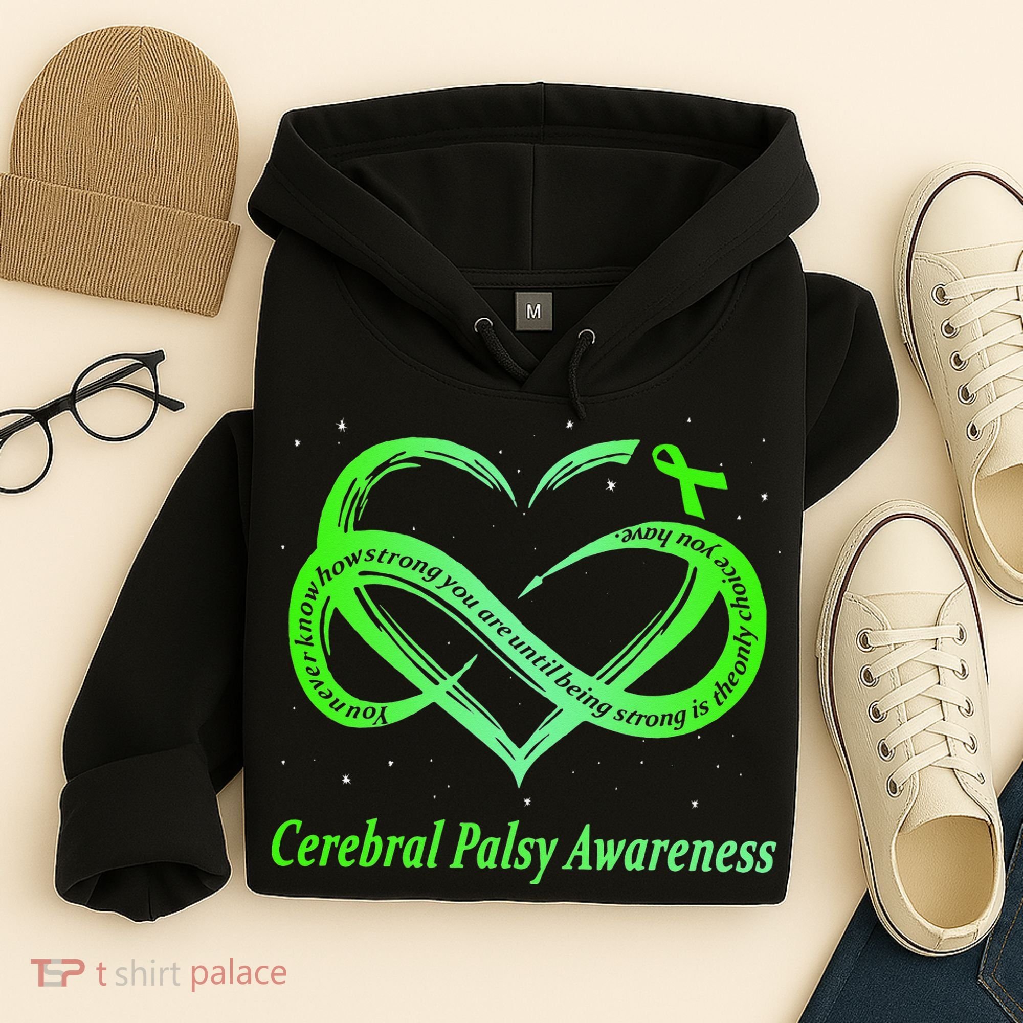Cerebral Palsy Warrior CP Awareness Hoodie