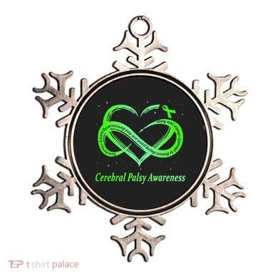 Cerebral Palsy Warrior CP Awareness Ornament