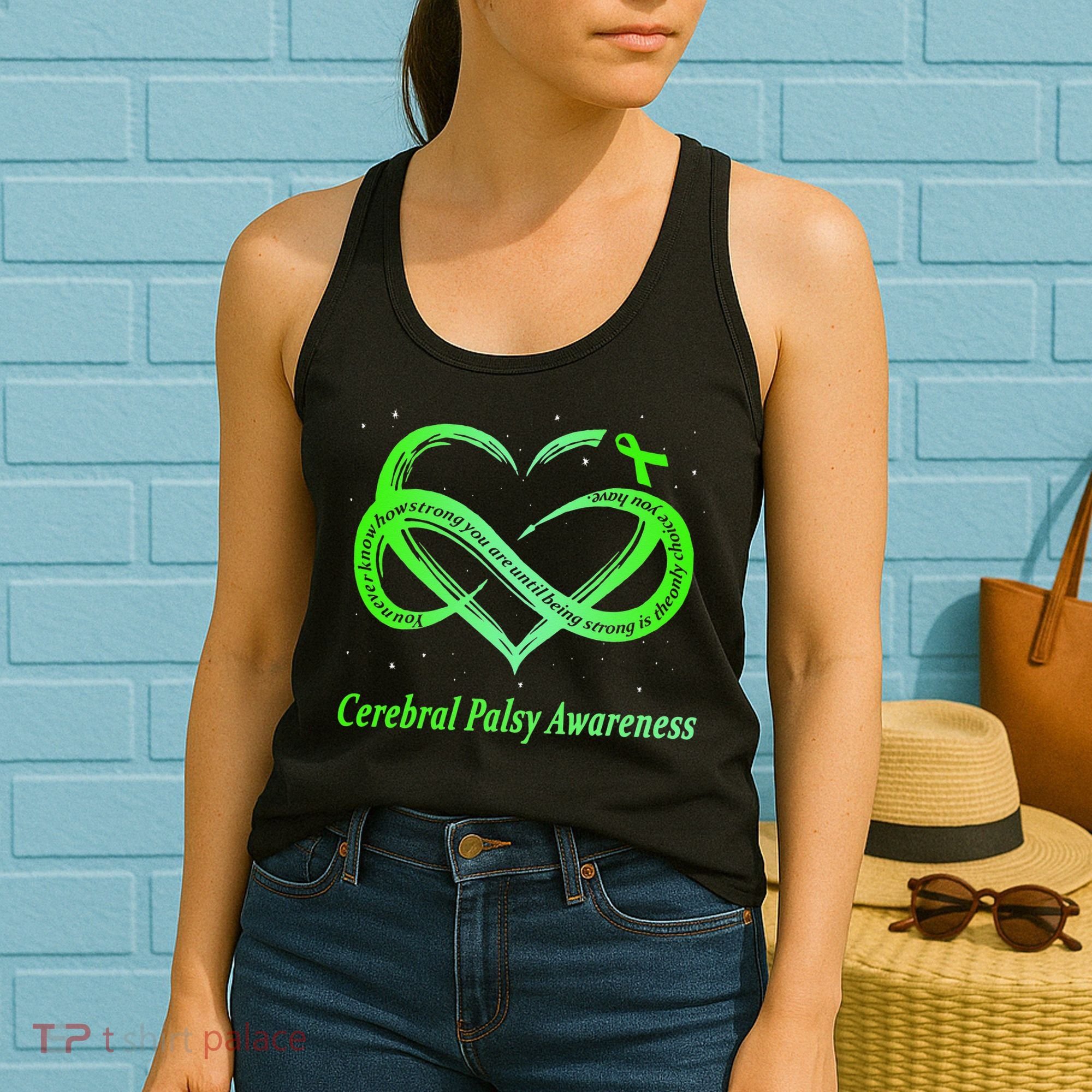 Cerebral Palsy Warrior CP Awareness Women's Tank Top