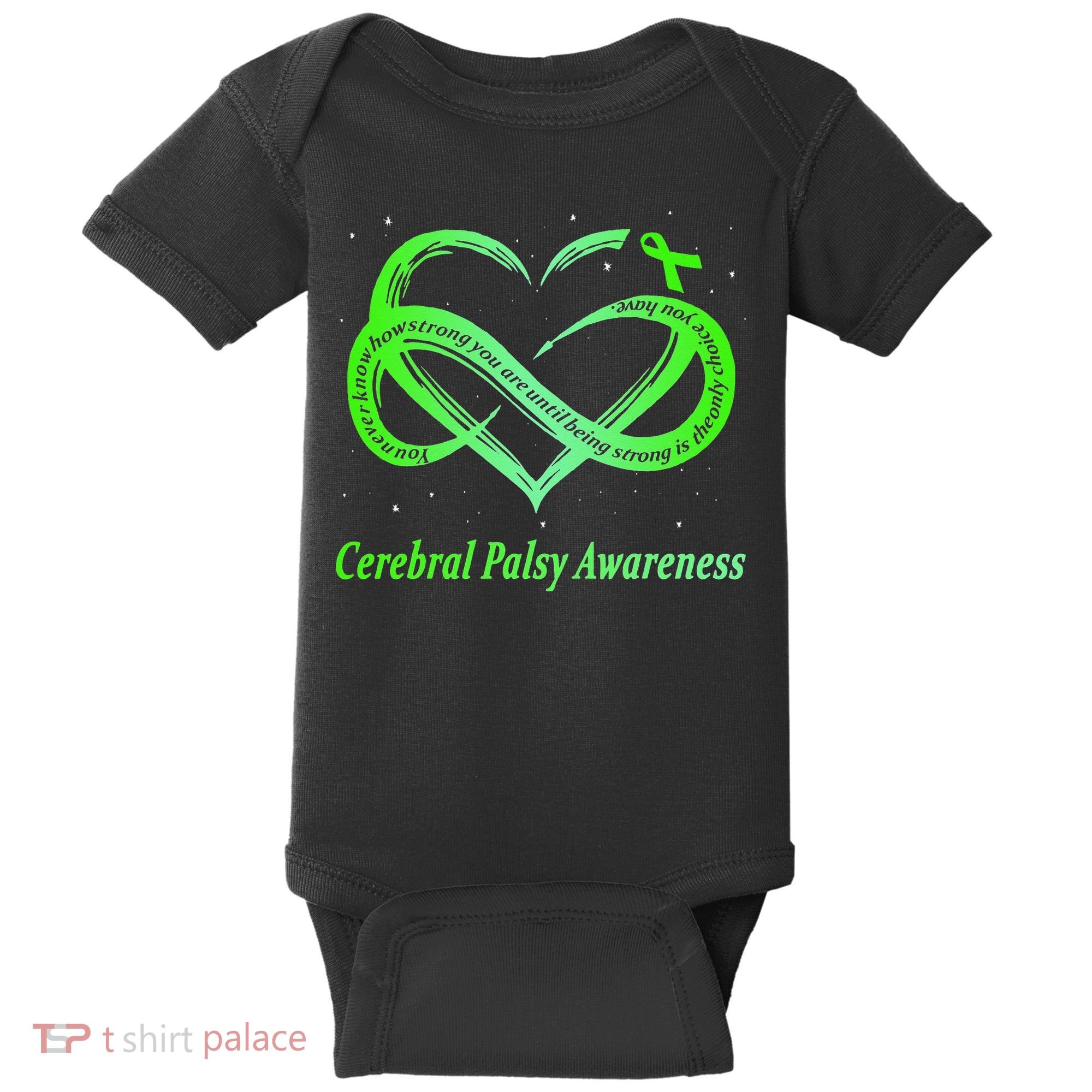 Cerebral Palsy Warrior CP Awareness Baby Bodysuit