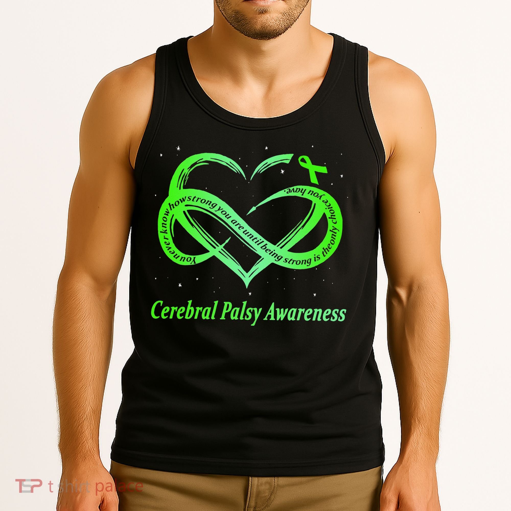 Cerebral Palsy Warrior CP Awareness Tank Top