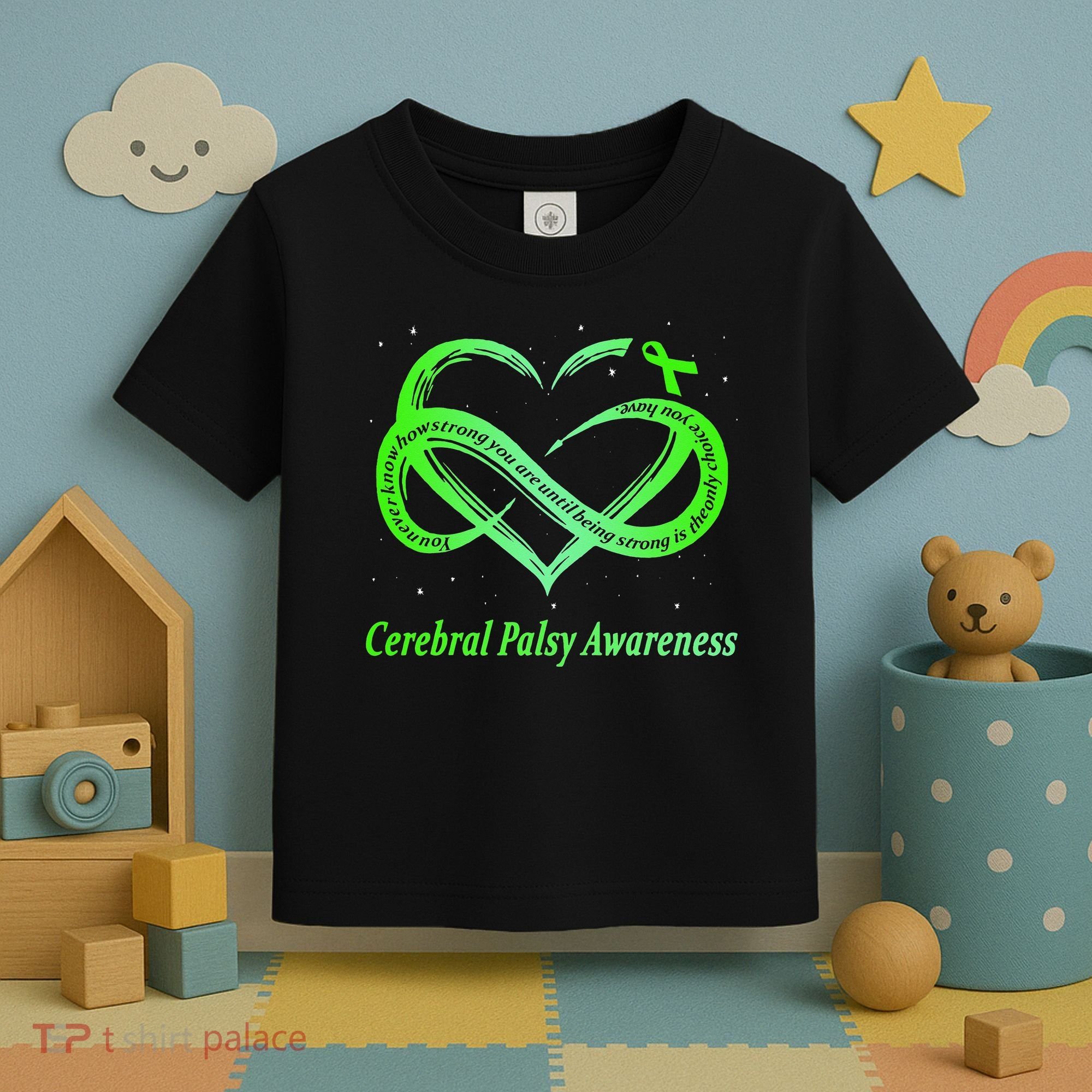 Cerebral Palsy Warrior CP Awareness Toddler T-Shirt