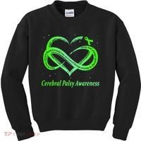 Cerebral Palsy Warrior CP Awareness Kids Sweatshirt thumb 0