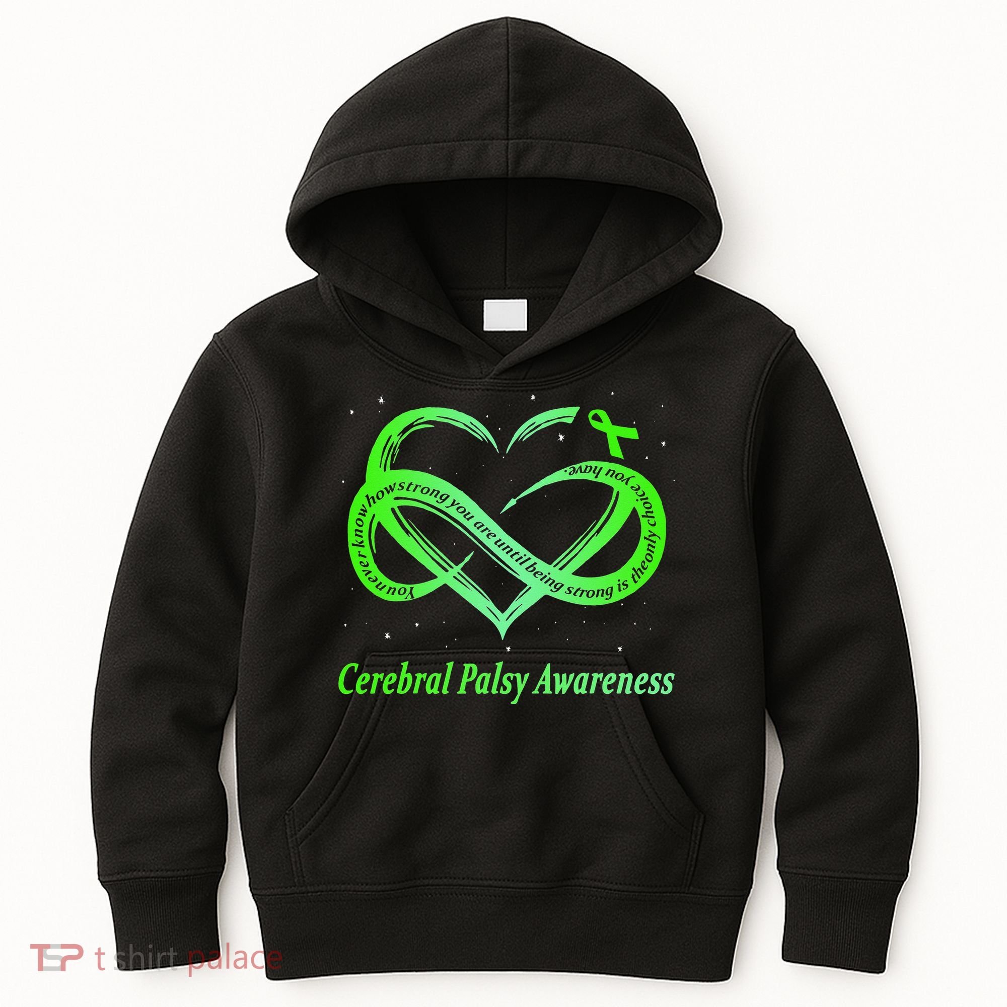 Cerebral Palsy Warrior CP Awareness Kids Hoodie